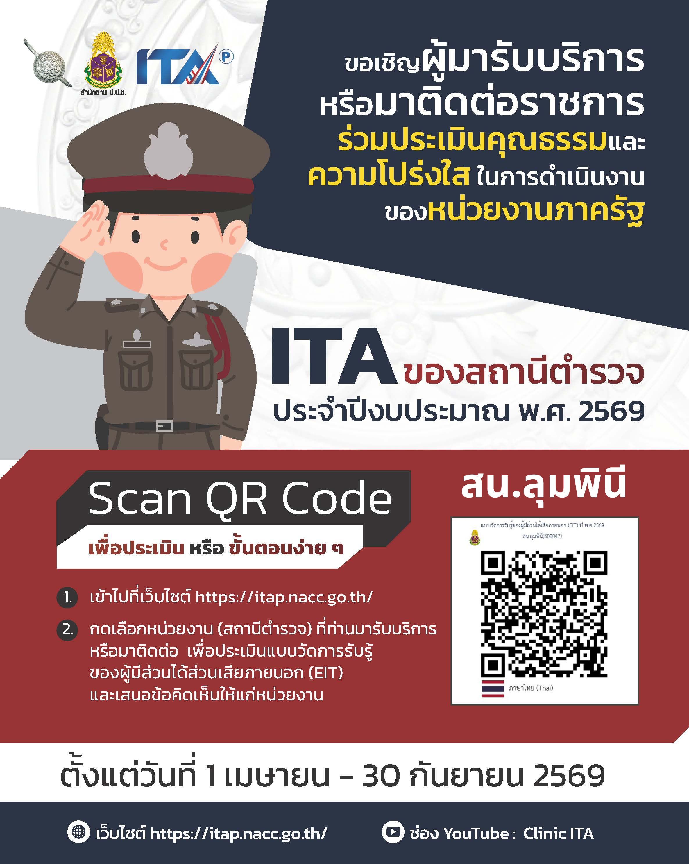 แบบประเมินคุณธรรมและความโปร่งใส